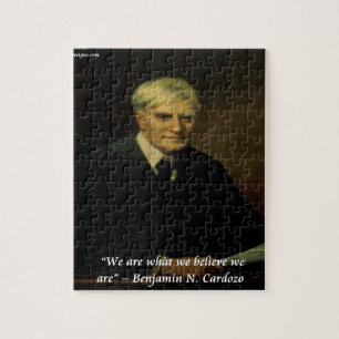 Puzzle Benjamin Cardozo "Quiénes Somos" Cita