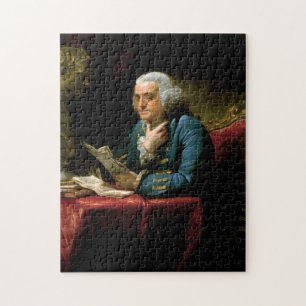 Puzzle Benjamin Franklin - 1767 Pintura de David Martin