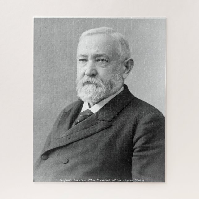 Puzzle Benjamin Harrison 23º Presidente de América. (Vertical)