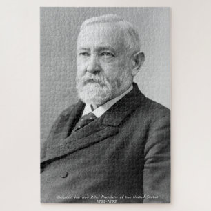 Puzzle Benjamin Harrison 23º Presidente de América.