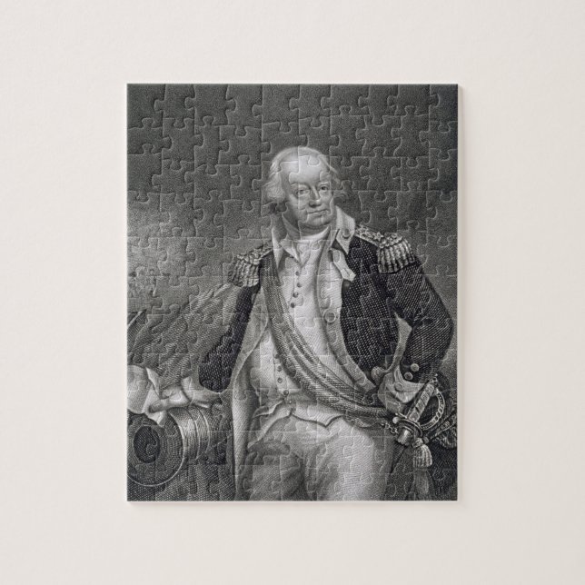 Puzzle Benjamin Lincoln (1733-1810) (grabado) (Vertical)