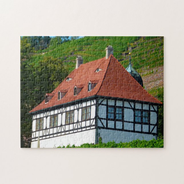 Puzzle Berghaus Radebeul Alemania. (Horizontal)