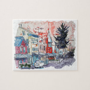 Puzzle Berlín Este Feliz Pintura / Artista Larry Lerew