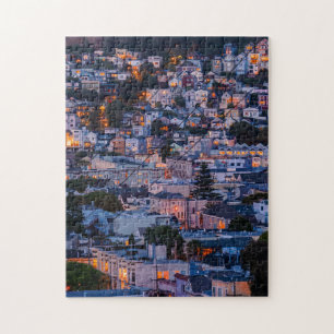 Puzzle Bernal Heights en el ocaso