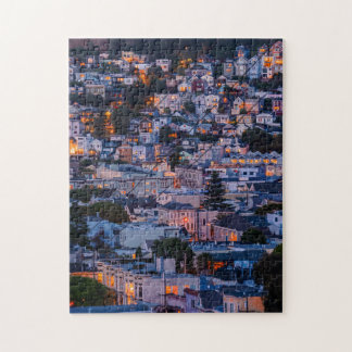 Puzzle Bernal Heights en el ocaso