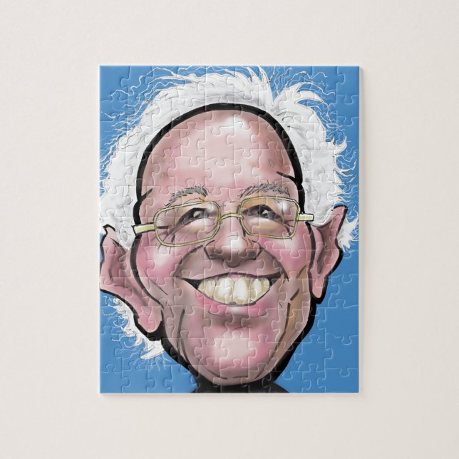 Puzzle Bernie Sanders Caricature (Vertical)