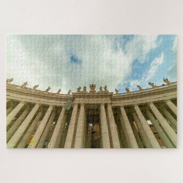 Puzzle Bernini Colonnade S. Peter Basilica, Roma, Italia (Horizontal)