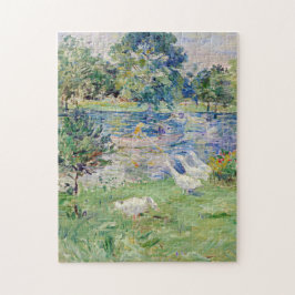 Puzzle Berthe Morisot - Chica en un bote con Geese