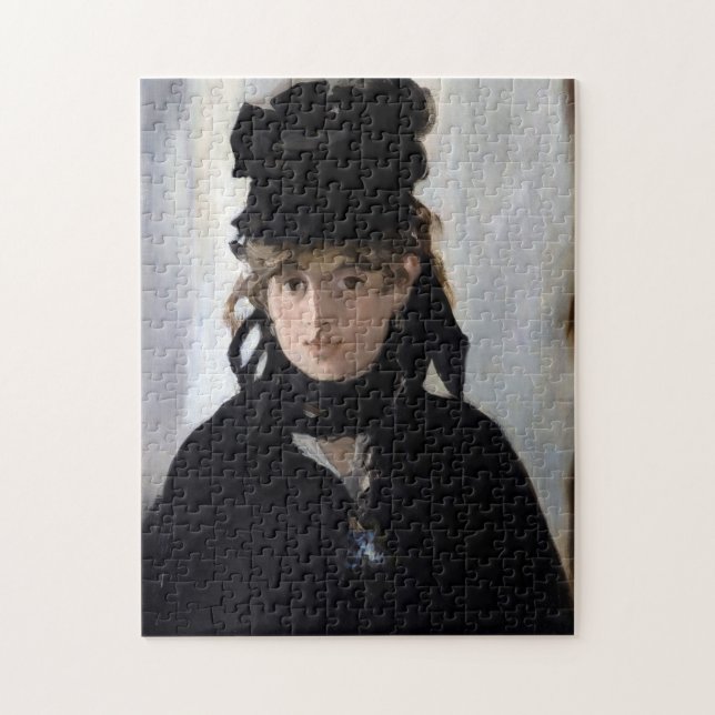 Puzzle Berthe Morisot con un Bouquet de violetas, Manet (Vertical)
