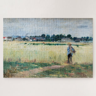 Puzzle Berthe Morisot - En el Wheatfield en Gennevillie