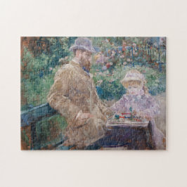 Puzzle Berthe Morisot - Eugene Manet con su hija