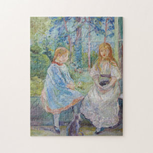 Puzzle Berthe Morisot - Jóvenes muchachas en la ventana