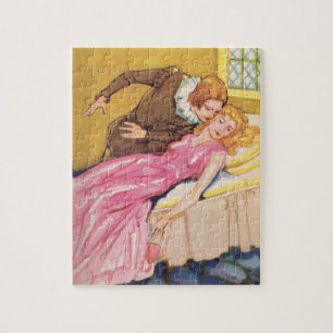 Puzzle Besamiento encantador en Prince Belleza durmiente