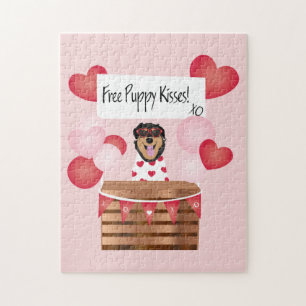 Puzzle Beses gratis de cachorro Perro de San Valentín