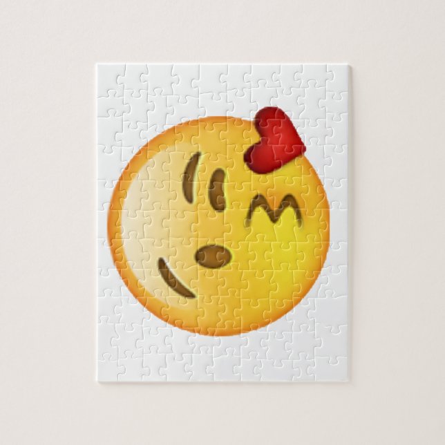 Puzzle Beso de lanza - Emoji (Vertical)
