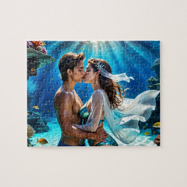 Puzzle Beso de los Amantes Submarinos (Horizontal)