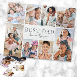 Puzzle Best Dad Photo Collage