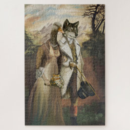 Puzzle Bestias nobles - Lobo con ropa de oveja