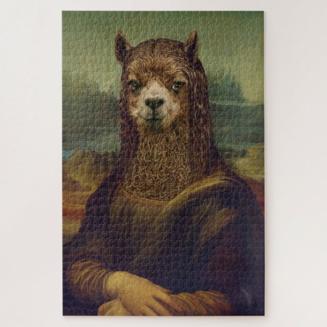 Puzzle Bestias nobles - Mona Llama (Vertical)