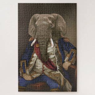 Puzzle Bestias nobles - Poster del elefante de Dandy