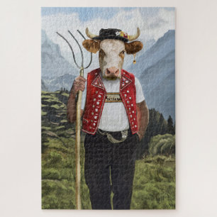 Puzzle Bestias nobles - Vaca dulce