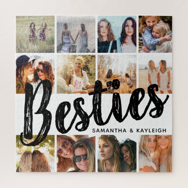 Puzzle BESTIONES, Collage de fotos y nombres | BFF (Vertical)