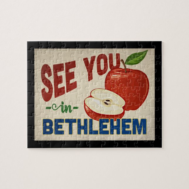 Puzzle Bethlehem Pennsylvania Apple - Viajes de época (Horizontal)