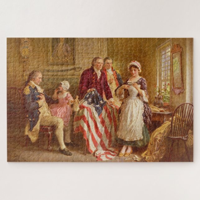 Puzzle Betsy Ross, 1777 (Historia de los Estados Unidos)  (Horizontal)