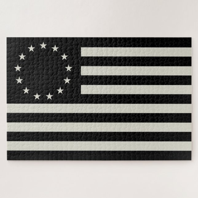 Puzzle Betsy Ross Bandera Apagón: Círculo de Estrellas Am (Horizontal)