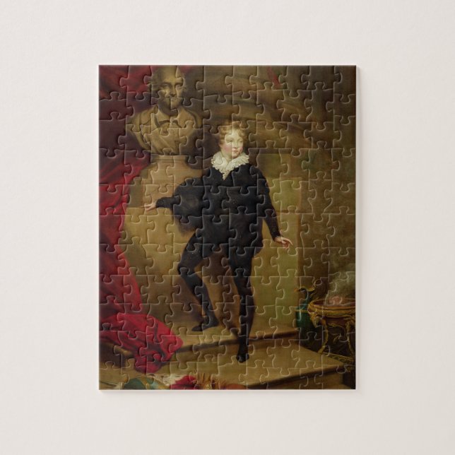 Puzzle Betty principal como Hamlet antes de un busto de (Vertical)