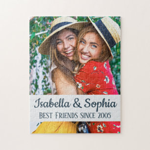 Puzzle BFF Los mejores amigos moderno foto de moda person