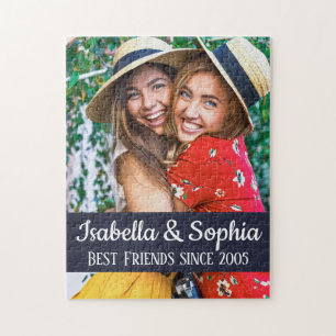 Puzzle BFF Los mejores amigos moderno foto de moda person
