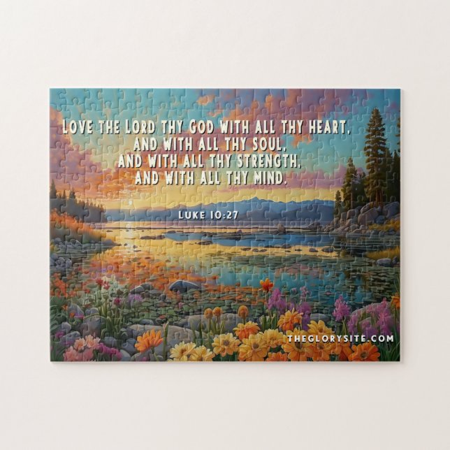 Puzzle Bible Verse (Horizontal)