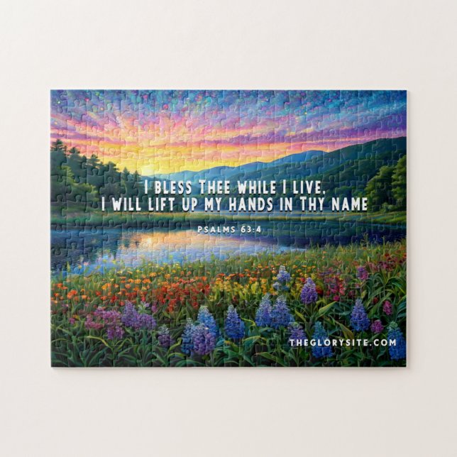 Puzzle Bible Verse Psalms (Horizontal)