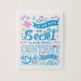 Puzzle Biblia cristiana pequeña versus rosa manchado