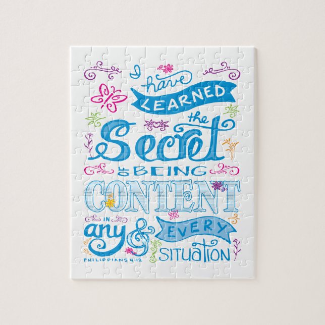 Puzzle Biblia cristiana pequeña versus rosa manchado (Vertical)