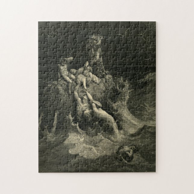 Puzzle Biblia-Placa santa I, el diluvio de Gustavo (Vertical)