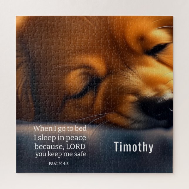 Puzzle Bíblica de cachorros (Vertical)