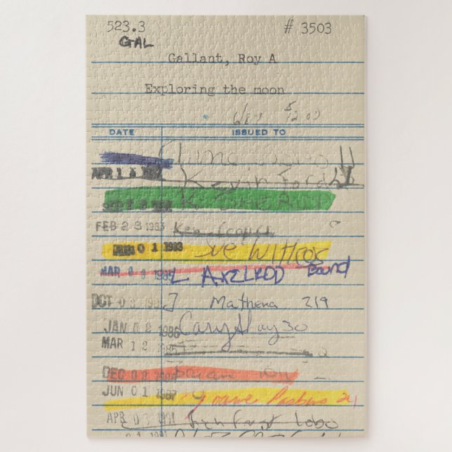 Puzzle Biblioteca 3503 Explorando la luna (Vertical)