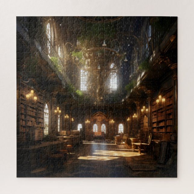 Puzzle Biblioteca de fantasías (Vertical)