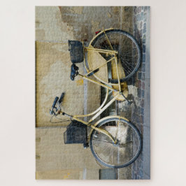 Puzzle Bicicleta amarilla, Copenhague, Dinamarca