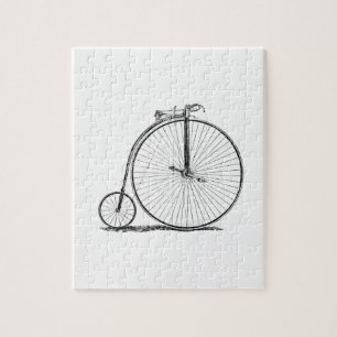 Puzzle Bicicleta de rueda alta Penny Farthing