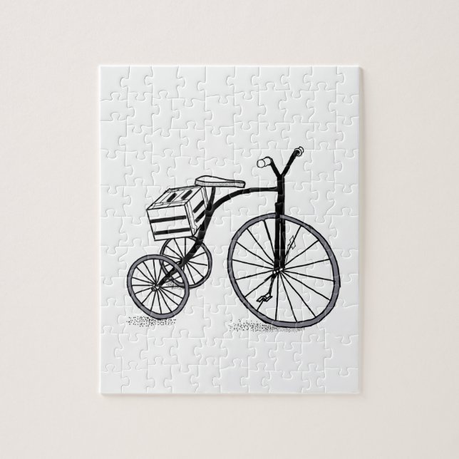 Puzzle Bicicleta en 3 ruedas (Vertical)