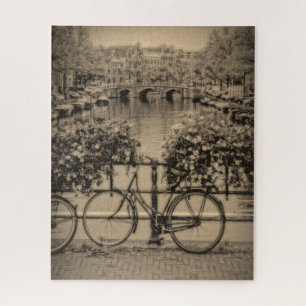Puzzle Bicicleta en Ámsterdam - 16x20 - 520 pcs