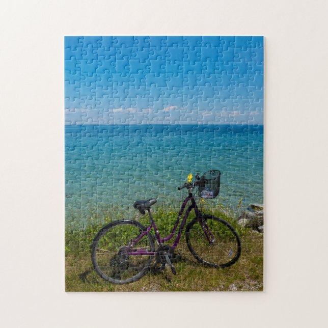 Puzzle Bicicleta En Mackinac (Vertical)