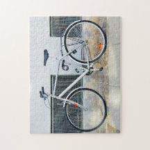 Bicicleta gris, Copenhague, Dinamarca