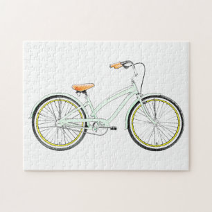 Puzzle bicicleta retra
