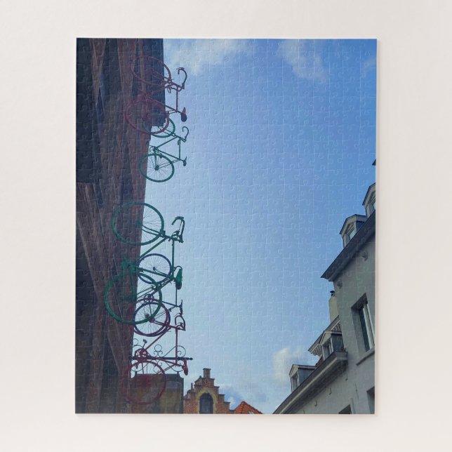 Puzzle Bicicletas en Bélgica (Vertical)