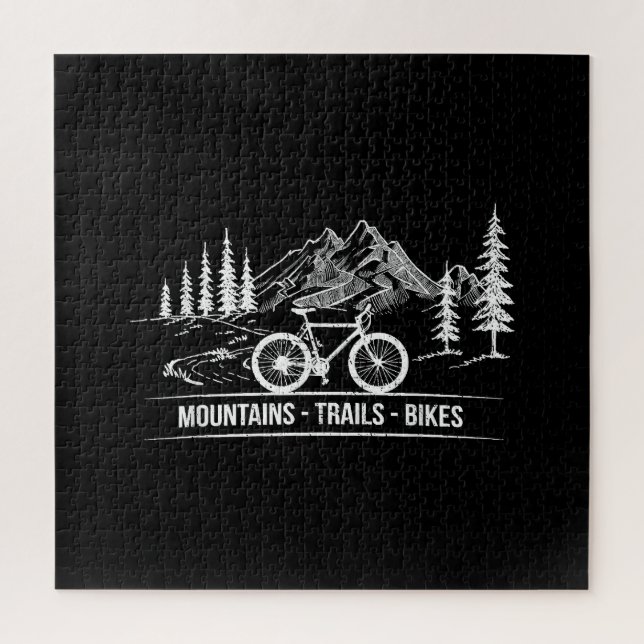 Puzzle Bicicletas Mountain Trail - Bicicleta ciclista (Vertical)