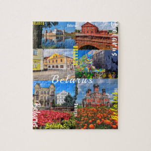 Puzzle Bielorrusia Minsk Grodno Pinsk Borisov Arquitectur